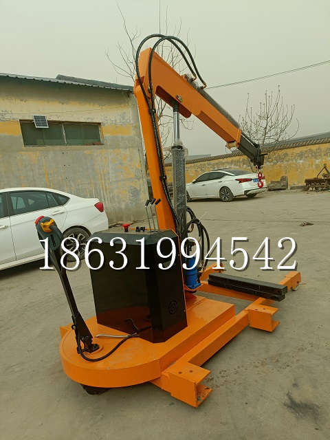 玛家乡自卸车厢随车吊 自制轮式四不像起重机 四驱平板吊 5吨 贵盛